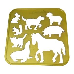 Tupperware Vintage Stencils Stencil Art Animals